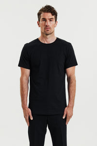 Crew-neck Lightweight Cotton 2 Black