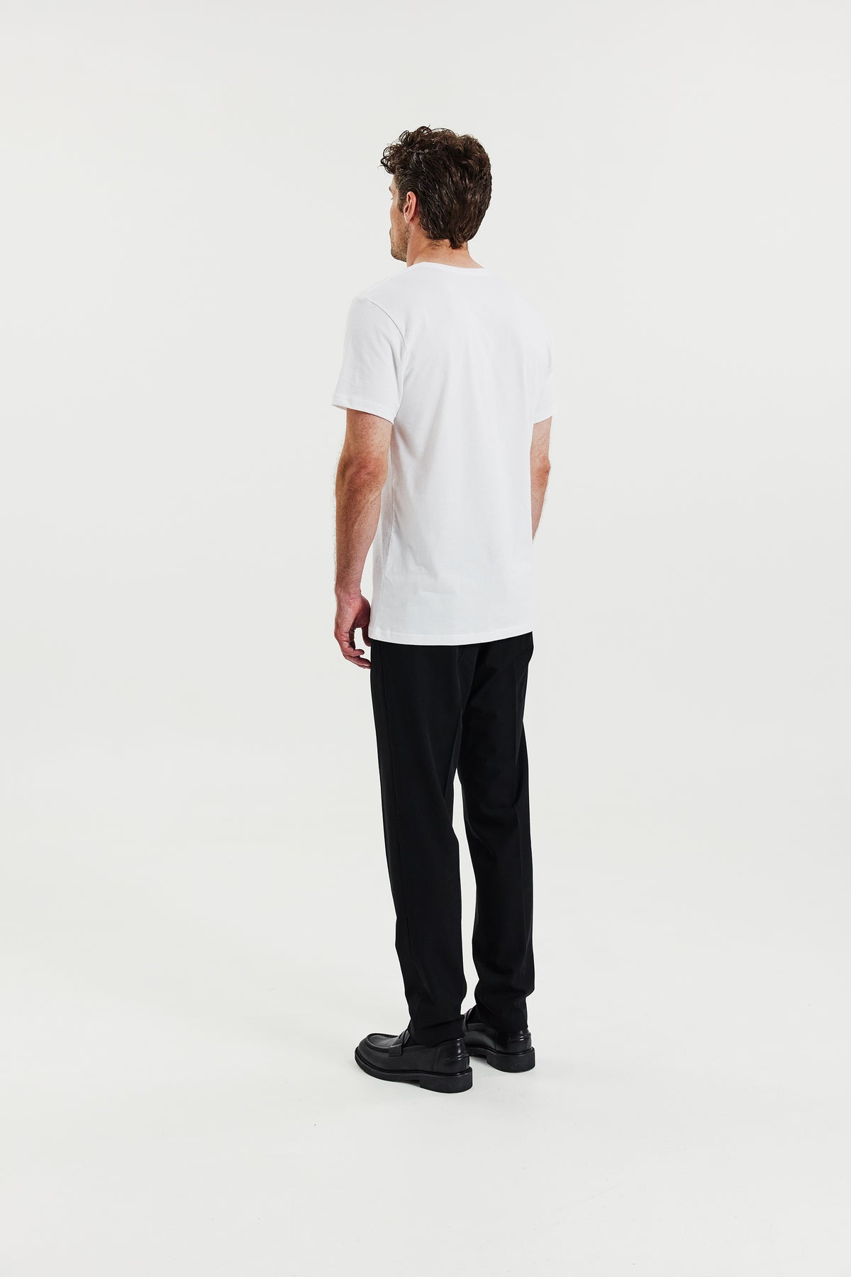 Crew-neck Lightweight Cotton 2 White
