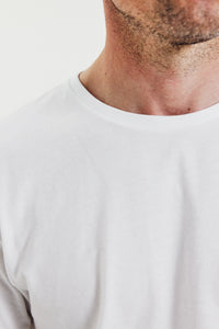 Crew-neck Lightweight Cotton 2 White