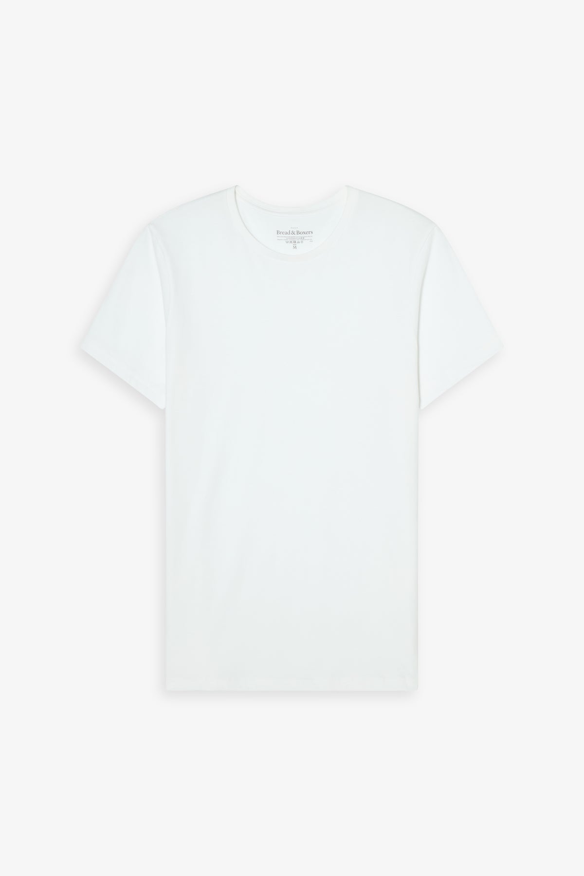 Crew-neck Lightweight Cotton 2 White