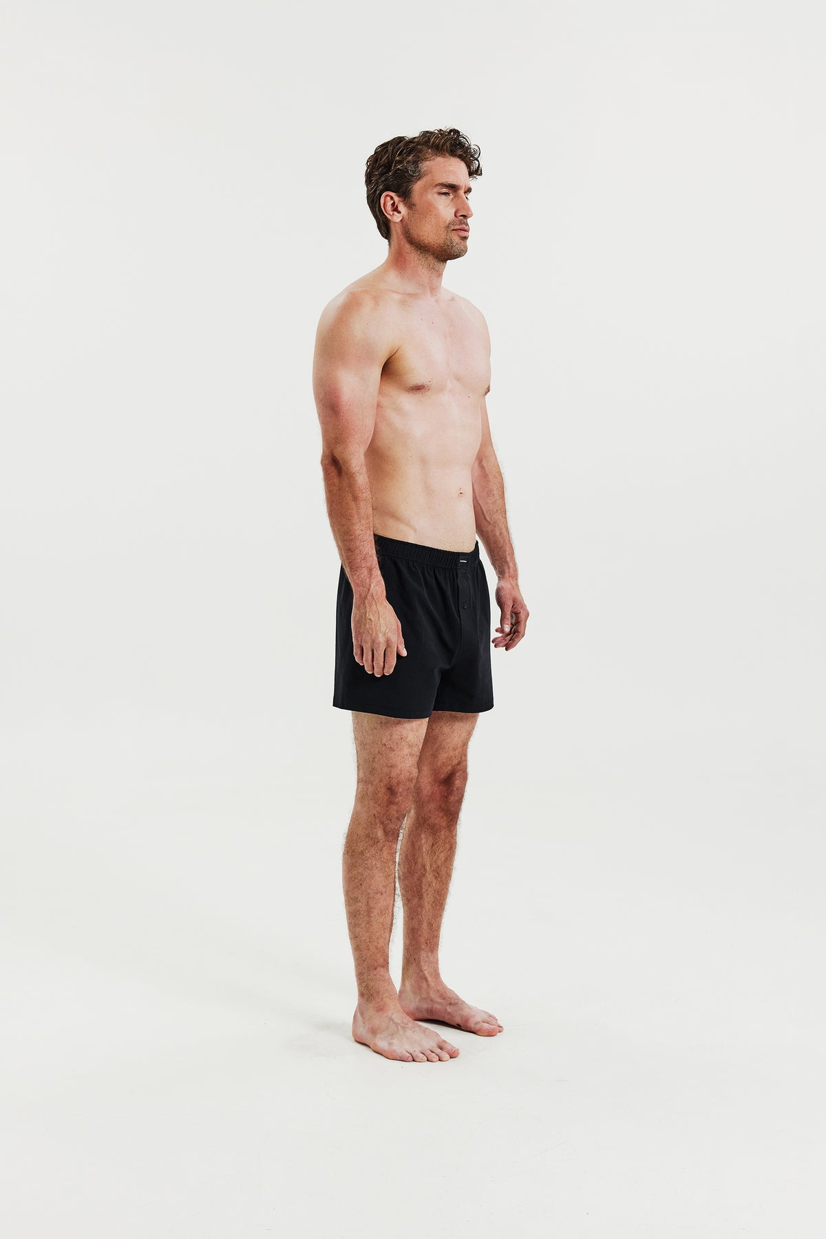 Jersey Boxer Shorts 2-pack Black