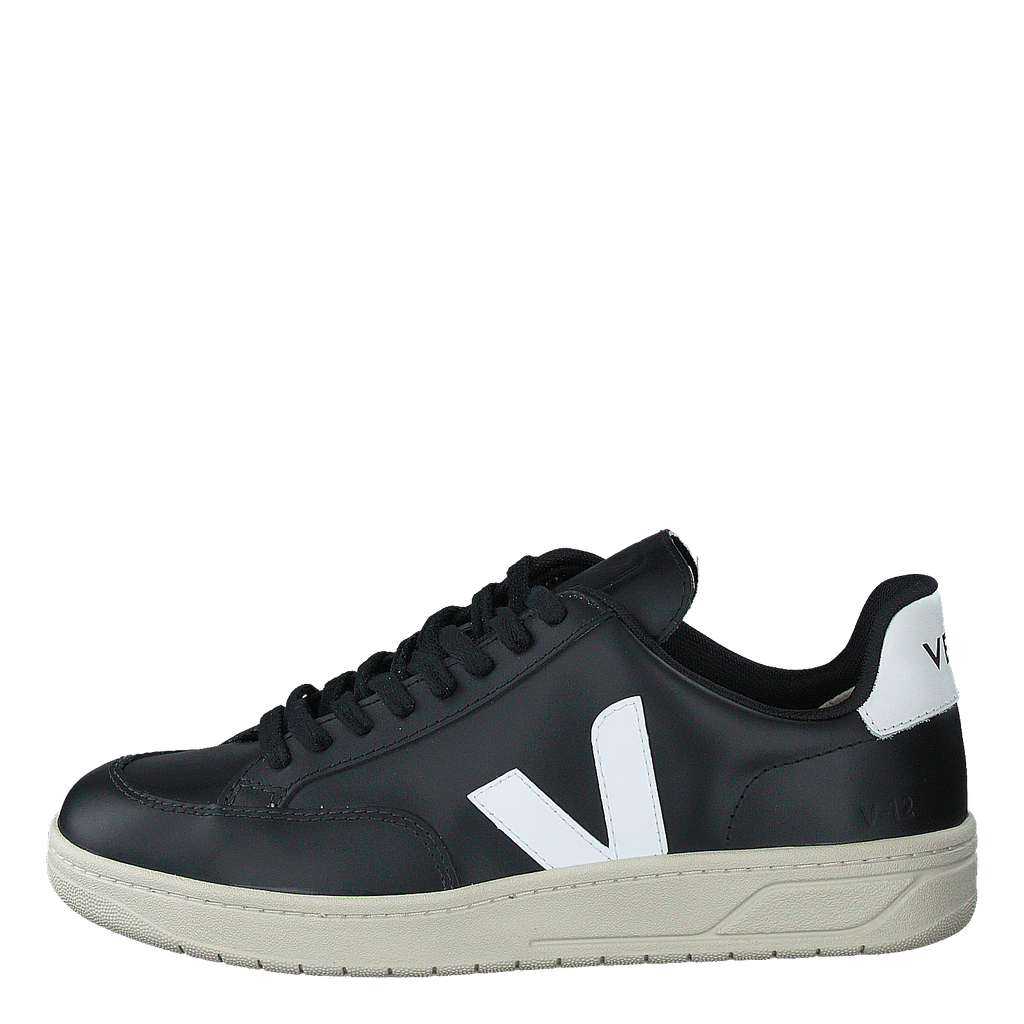 スニーカー V-12 Sneakers - Veja - Leather - Black/White Veja V-12 Leather Black_white Black White – Stayhard.com