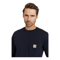 L/s Pocket T-shirt Cotton Sing