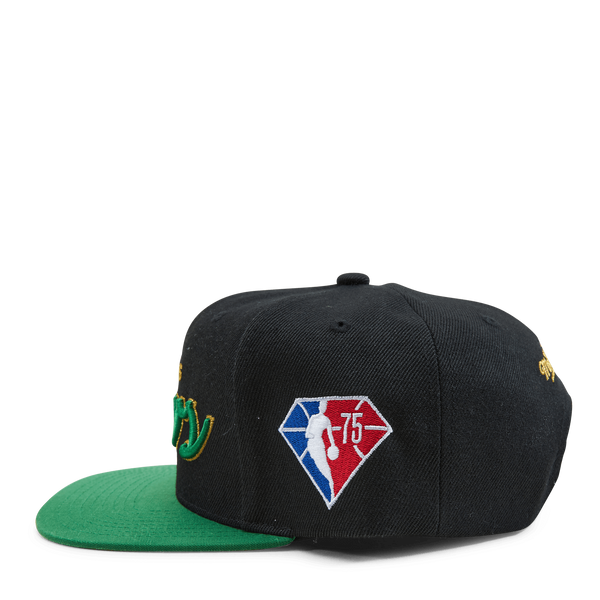 Mavs NBA 75th Gold Snapback
