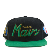 Mavs NBA 75th Gold Snapback