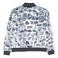 Women's Bulls Doodle Satin Jacket