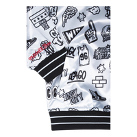 Women's Bulls Doodle Satin Jacket
