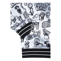 Women's Lakers Doodle Satin Jacket