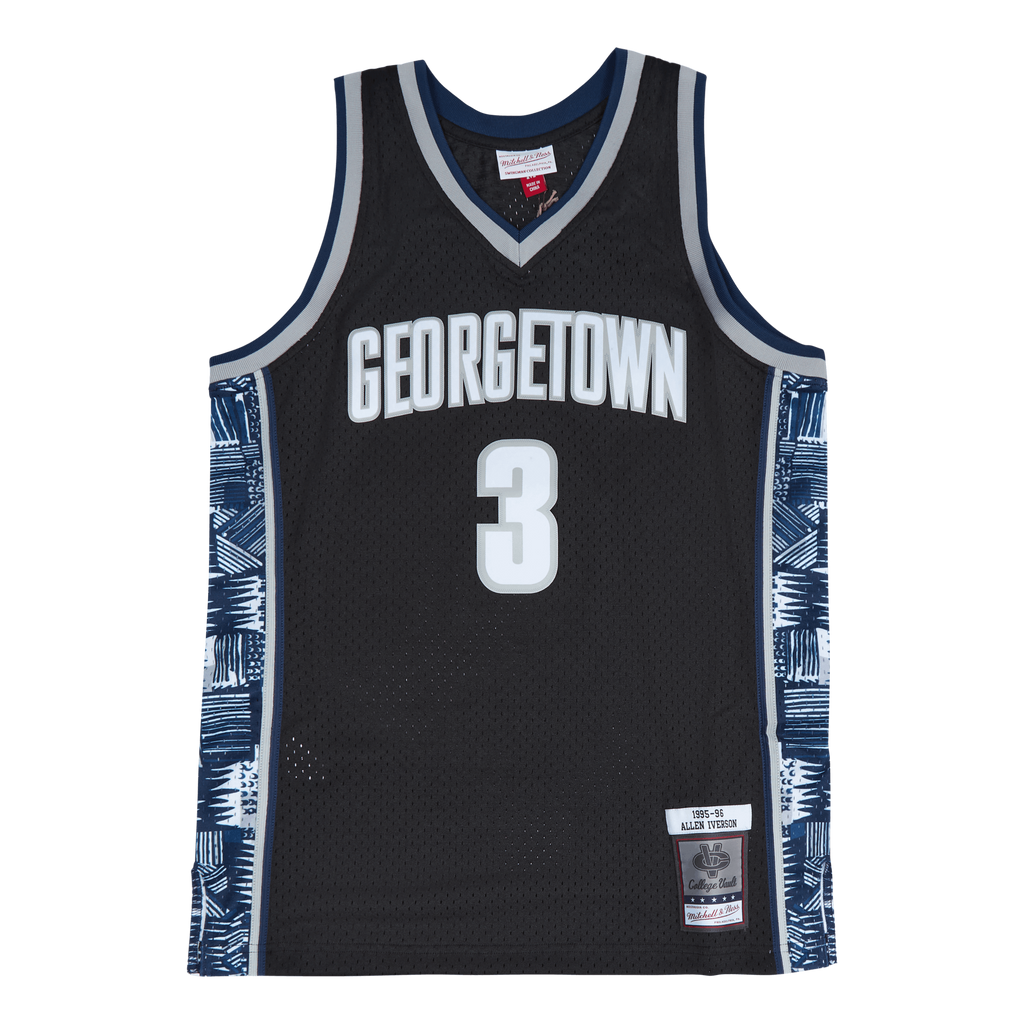 Mitchell & Ness Swingman Jersey Georgetown University A. Iverson Noir - Maillot Basket