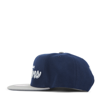 Warriors Navy Spirit Script Snapback