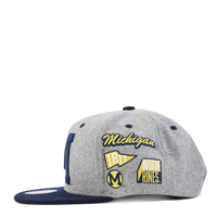 Michigan Melton Patch Snapback