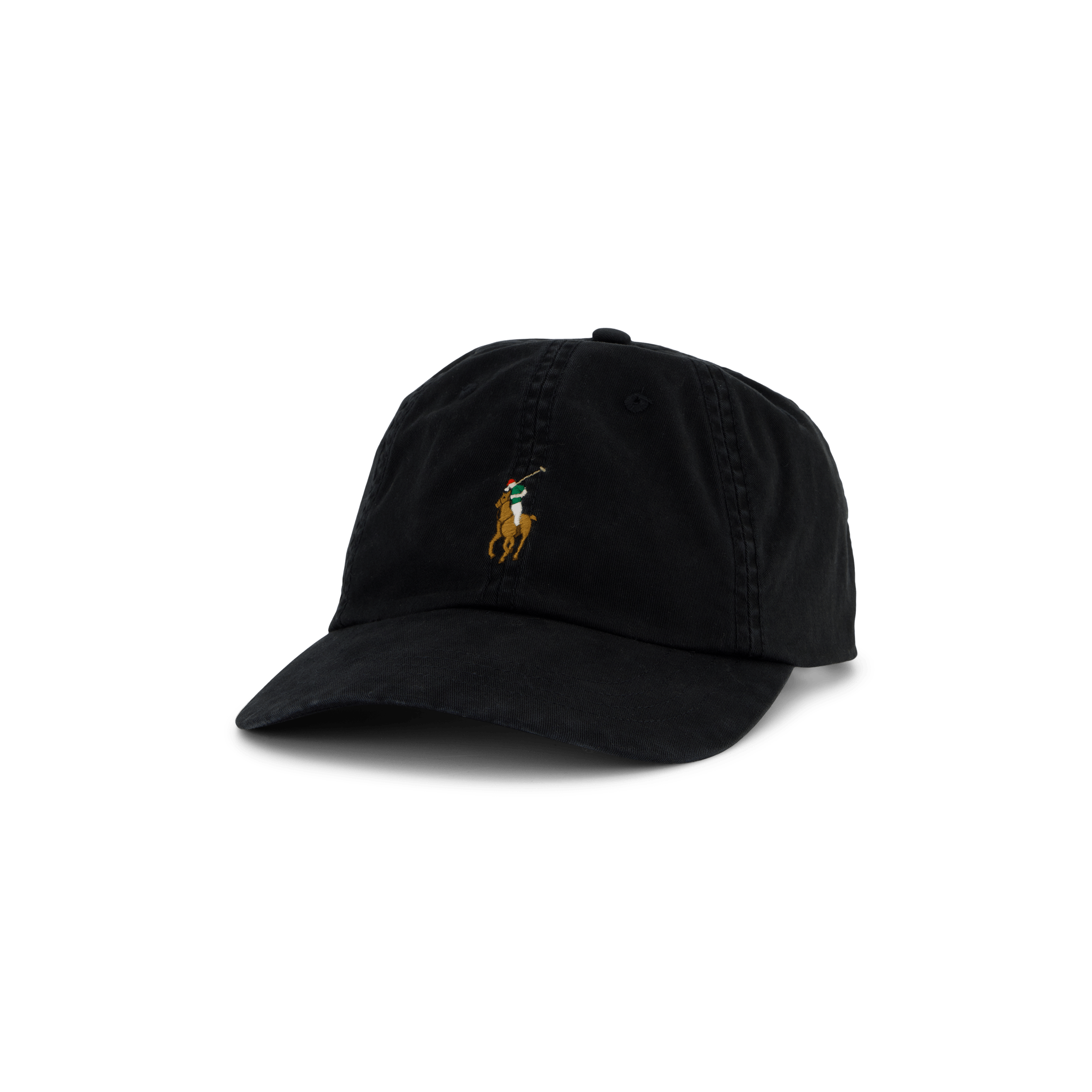 Black and gold polo top hat