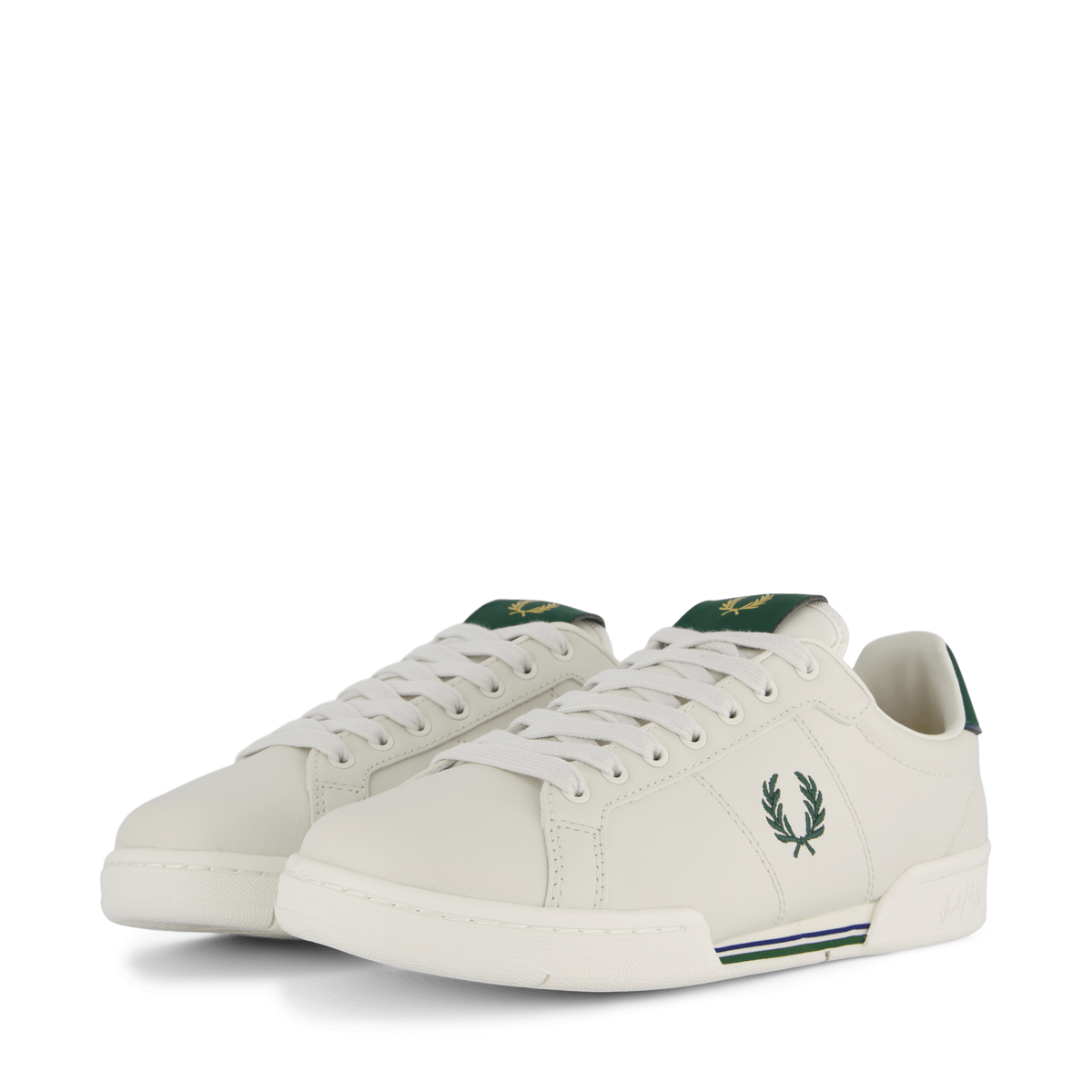 Fred Perry B722 Leather 172 Porcelain
