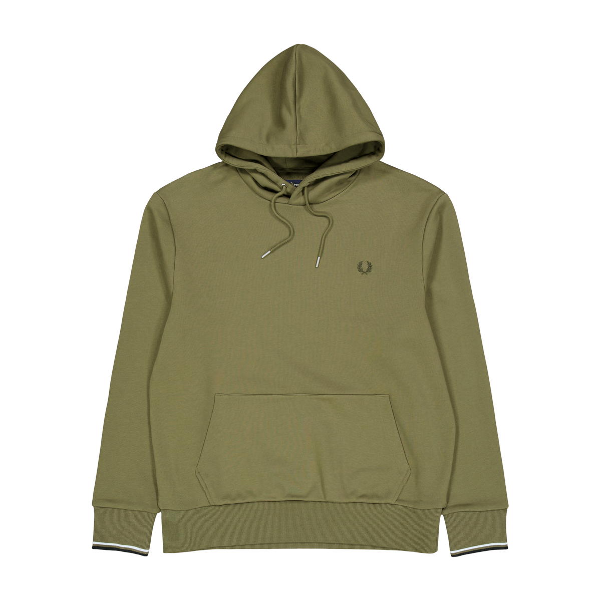 Fred Perry Tipped Hooded Sweatsh Q55