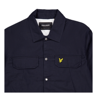 Lyle & Scott Crest Weave Overshirt Z271 Dark