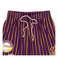 M&n City Collection Mesh Short Purple/gold