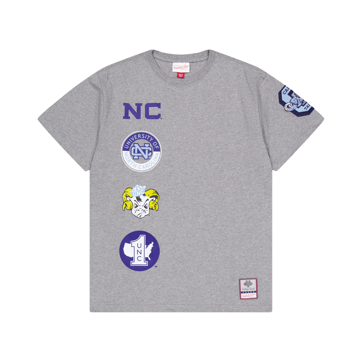 M&n City Collection S/s Tee Grey Heather