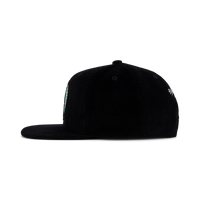 Black Cord Snapback Hwc Black