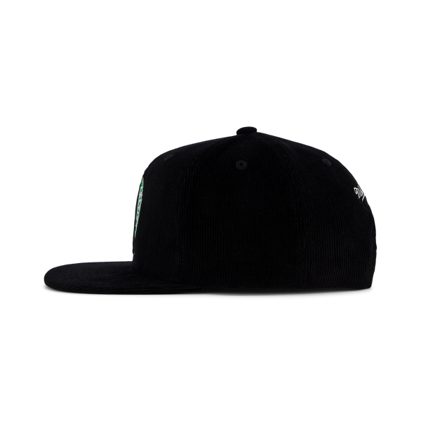 Black Cord Snapback Hwc Black