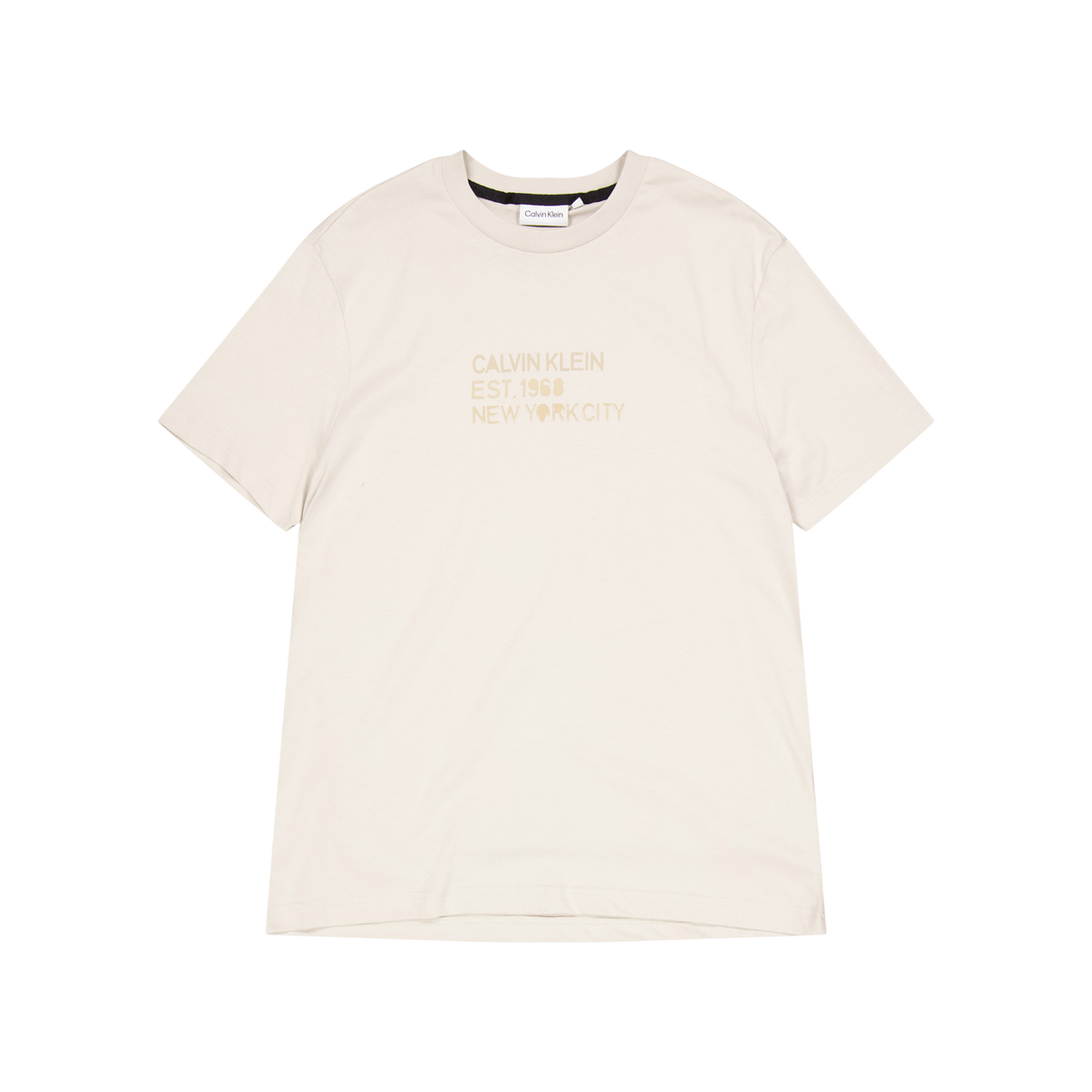 Mixed Print Stencil Logo T-shi Ace