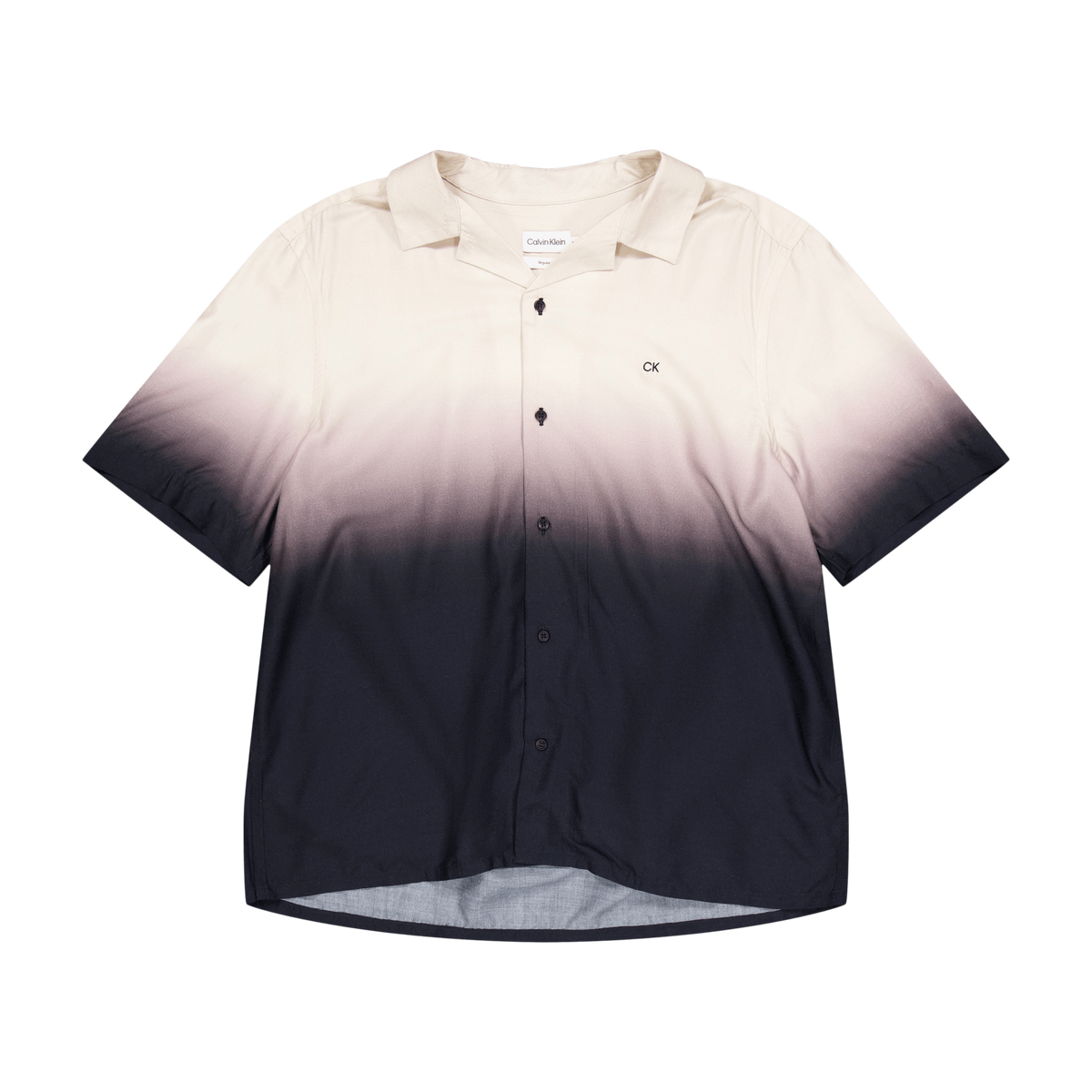 Calvin Klein Ombre Viscose Short Sleeve Shi 0f4