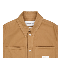Calvin Klein JeansCanvas Relaxed Linear Shirt Gan