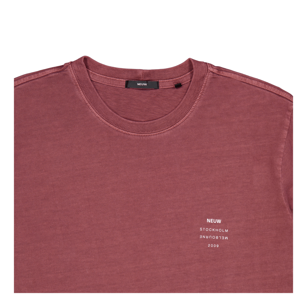 Organic Neuw Band Tee Oxblood