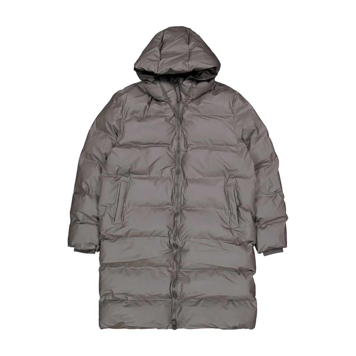 Rains Alta Long Puffer Jacket W3t4 97 Metallic