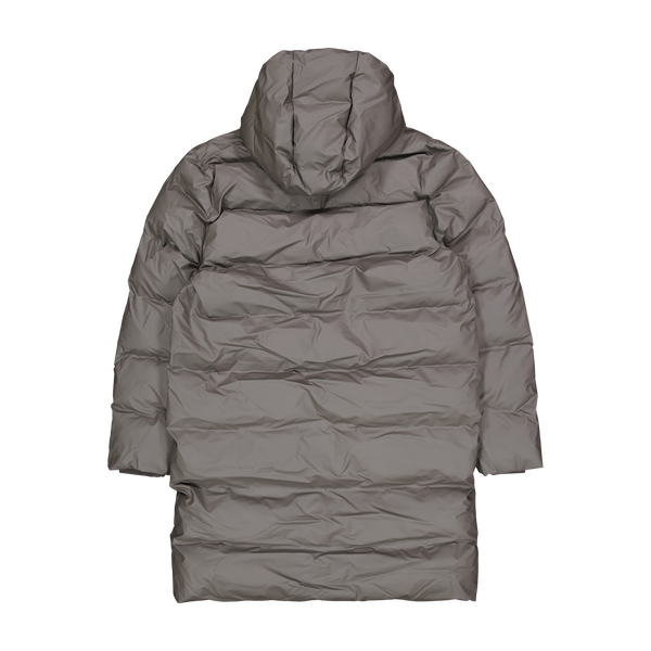 Rains Alta Long Puffer Jacket W3t4 97 Metallic