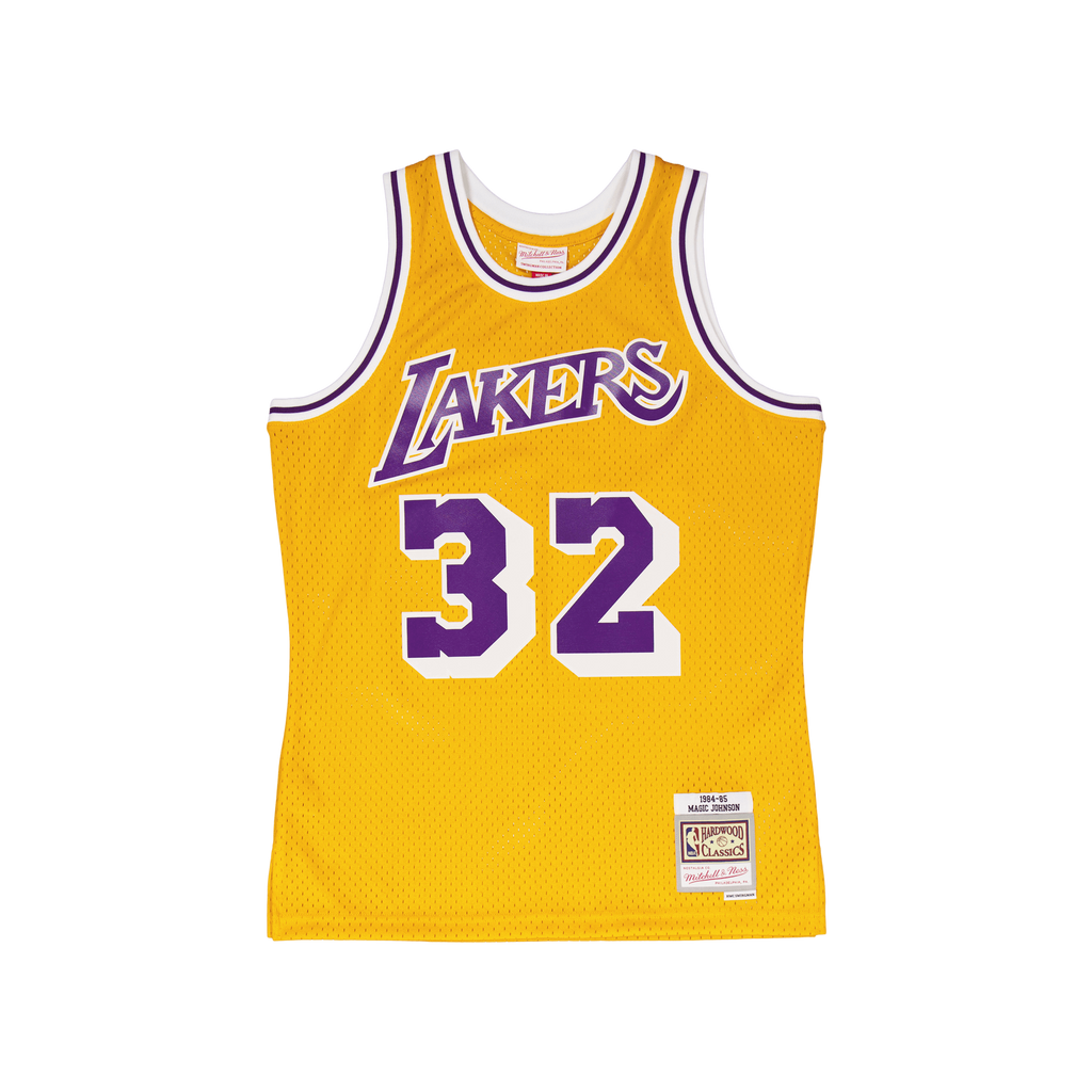 Mitchell & Ness Los Angeles Lakers 84-85 Magic Light Gold – Stayhard.com