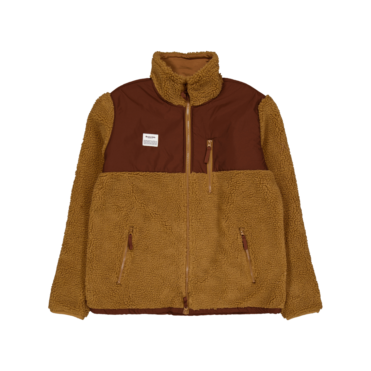 Panel Zip Fleece 4075 Camel