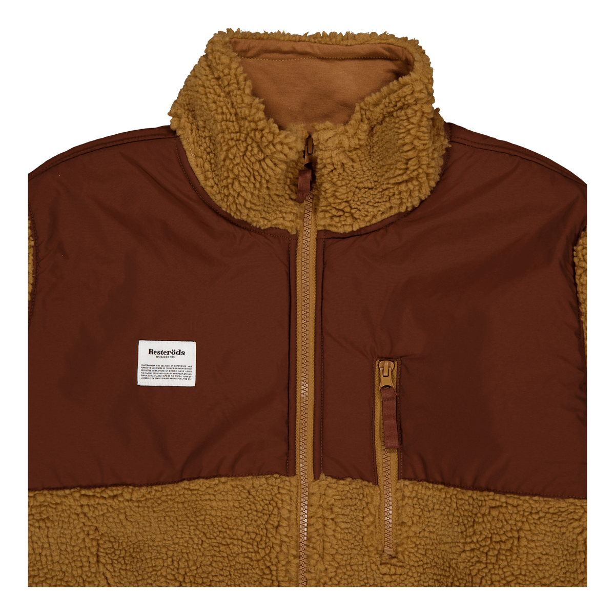 Panel Zip Fleece 4075 Camel