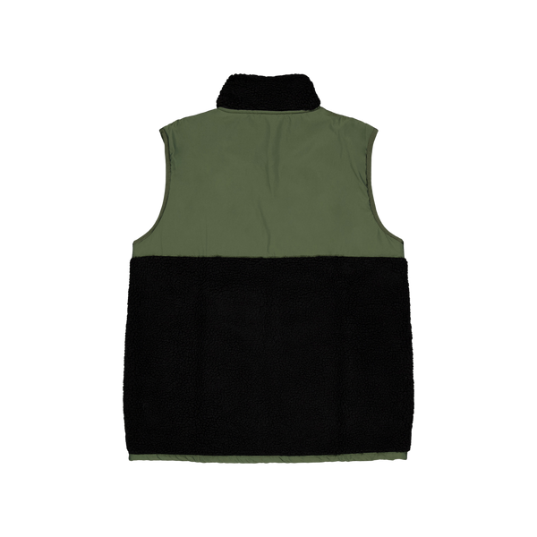 Panel Fleece Vest Zip 990