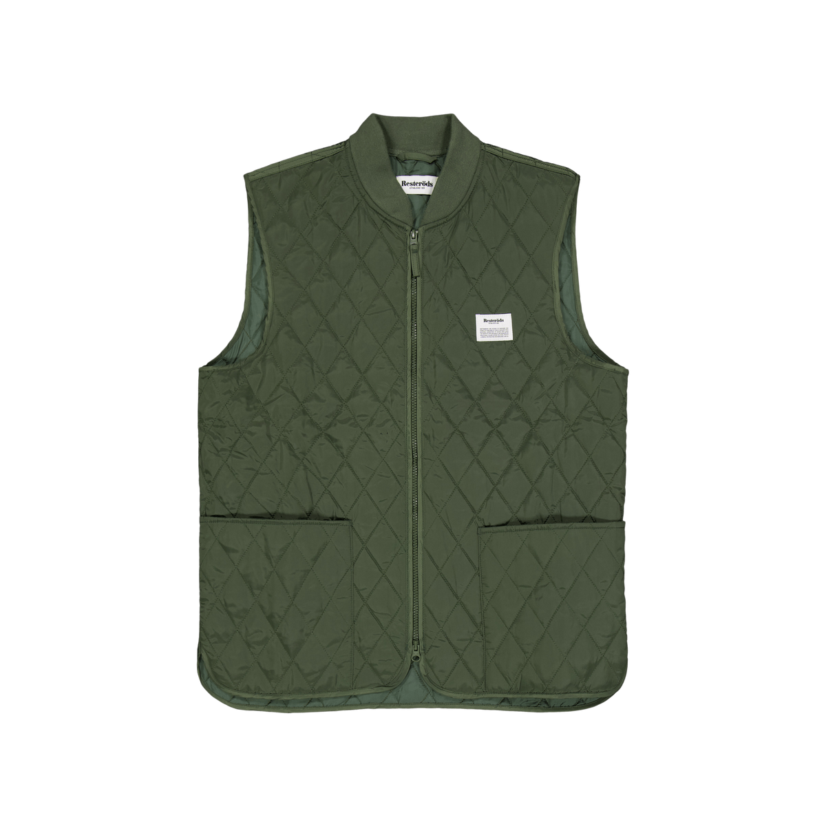 Quilted Zip Vest 90 Army