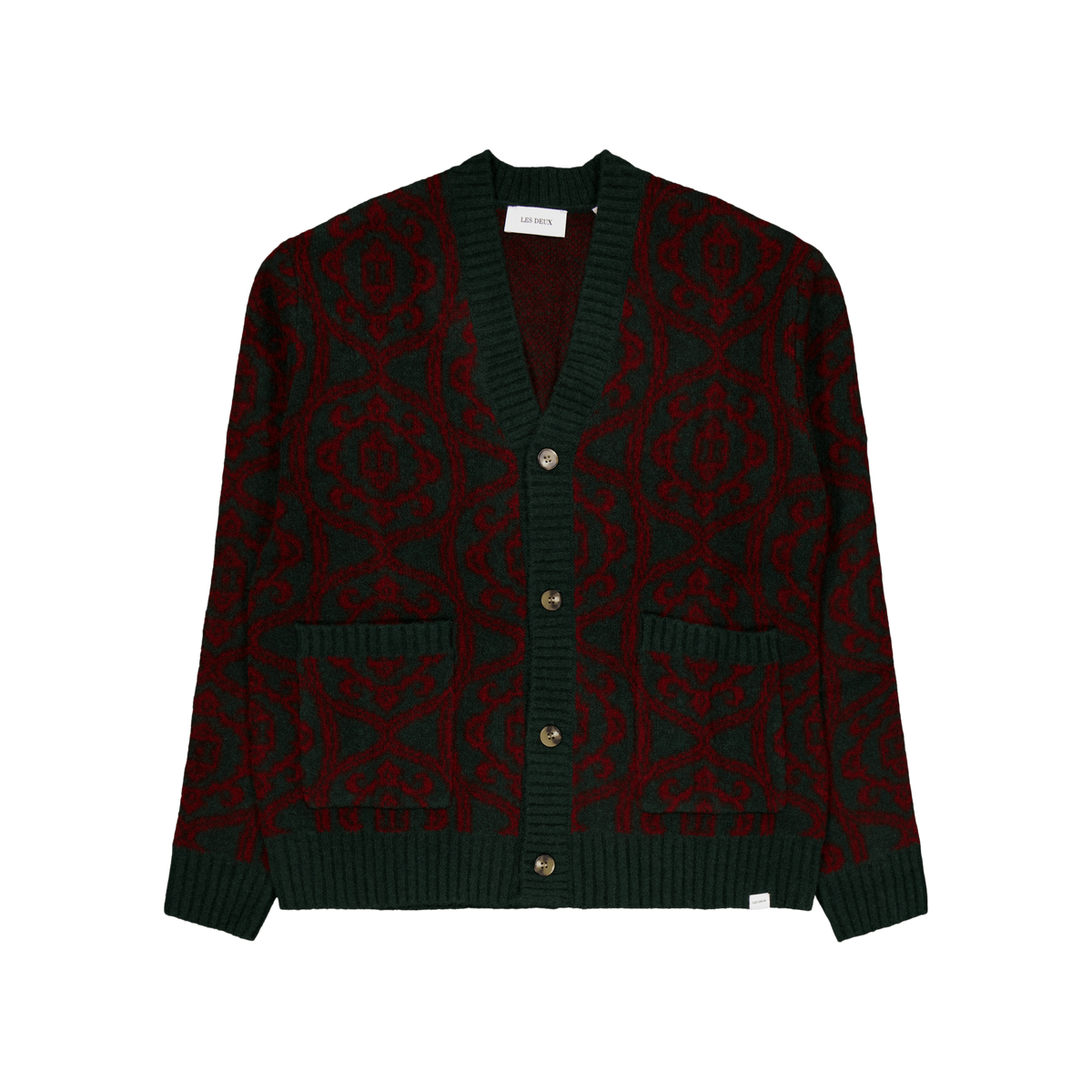 Les Deux Fillip Jacquard Cardigan