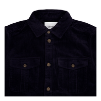 Les Deux Kody Heavy Corduroy Overshirt Dark