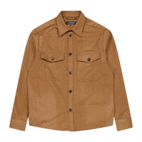 J.Lindeberg Flat Wool Overshirt E144 Chipmunk