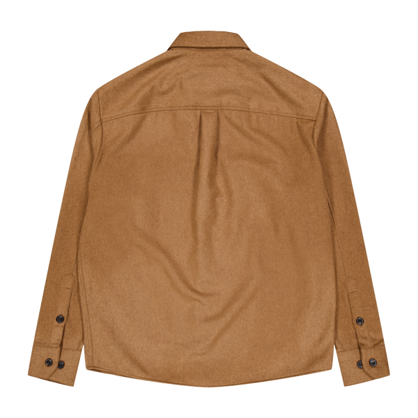 J.Lindeberg Flat Wool Overshirt E144 Chipmunk