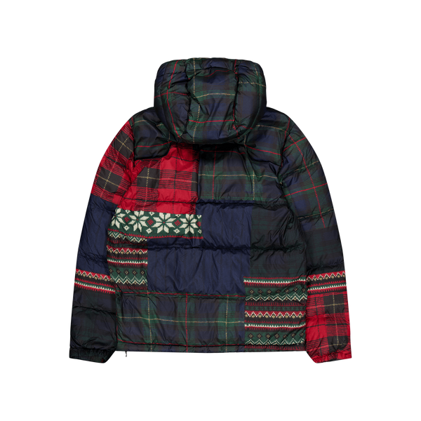 Polo Ralph Lauren Printed Water-Repellent Down Jacket Patchwork Print