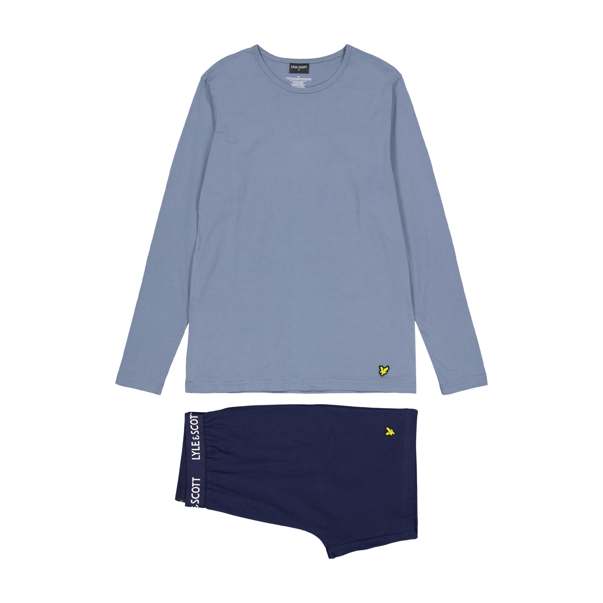 Lyle & Scott S/j Long Sleeve Tee And Lounge 9257