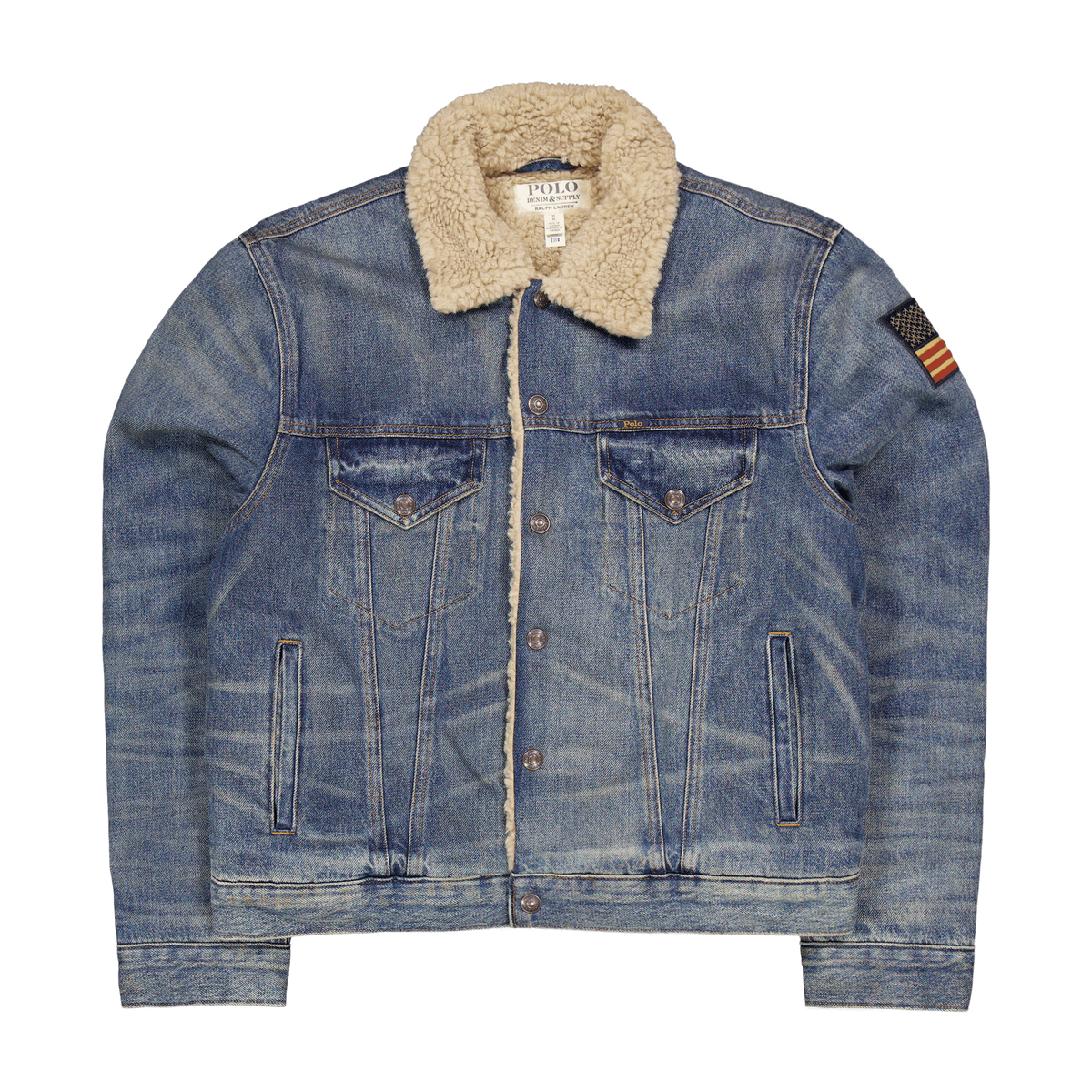 Polo Ralph Lauren Rigid Denim Sherpa Icon Trucke 001 Earlton