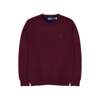 Polo Ralph Lauren Merino Knit Cn 006 Aged Wine