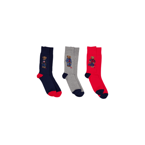 Polo Ralph Lauren 4-pack Giftbox Bear Socks 001 Gb 3 Bears