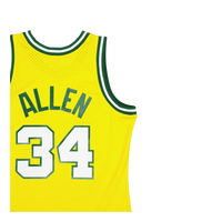 Supersonics Swingman Jersey Al Yellow