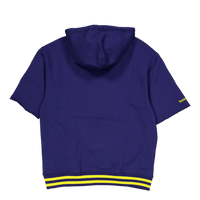 Wolverines Pre-game Ss Fleece  Navy