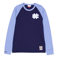Unc Legendary Slub L/s Tee Navy/light Blue