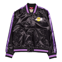 Lakers Womens Raglan Satin Jac Black