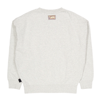 Bucks Womens Logo Lt Crew 3.0 Grey Heather