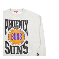 Suns Womens Logo Lt Crew 3.0 Grey Heather