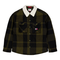 Tjm Check Sherpa Lined Overshi Mr1 - Drab